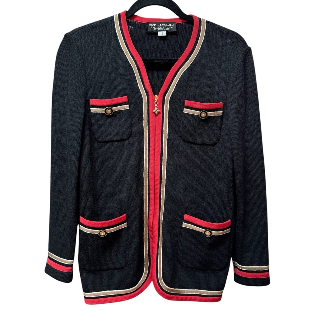 St. John Santana Knit Jacket Blazer
